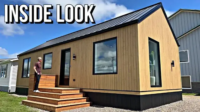 'Video thumbnail for kerry tarnow: supreme homes prefab factory tour in new brunswick: modular home innovation!'