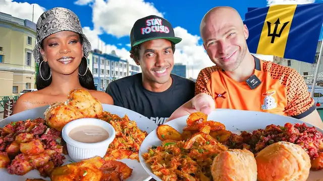 'Video thumbnail for Traditional BAJAN FOOD and RIHANNA DRIVE in Barbados!'