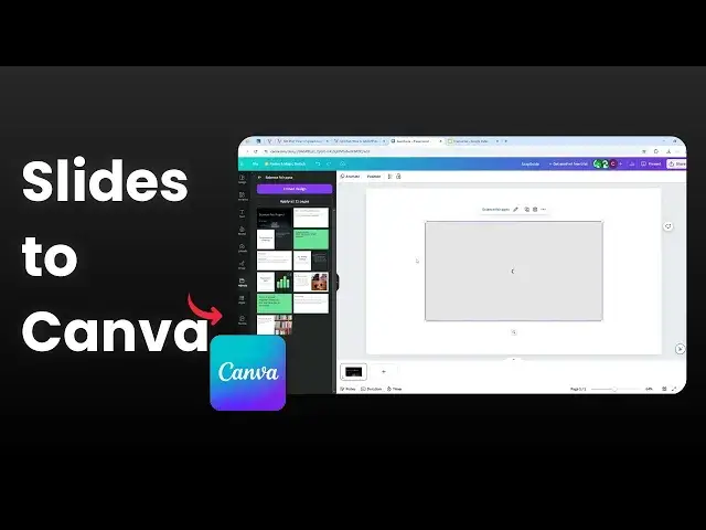 'Video thumbnail for How to Upload Google Slides to Canva'