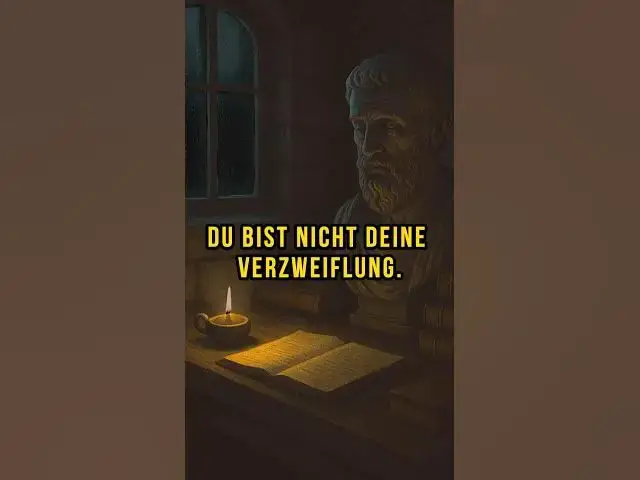 'Video thumbnail for Verzweiflung verstehen – Du bist nicht deine Verzweiflung (Stoizismus)'