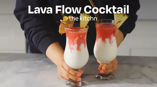 'Video thumbnail for Lava Flow Cocktail'