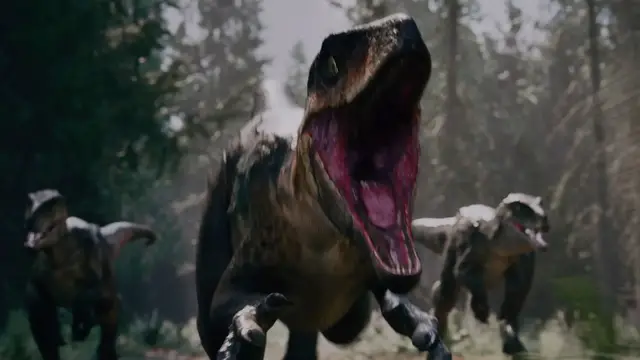 'Video thumbnail for The Jurassic Games: Extinction (2025) - "Raptor Chase" Clip'