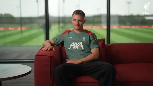 'Video thumbnail for Florian Wirtz discusses his move to Liverpool'