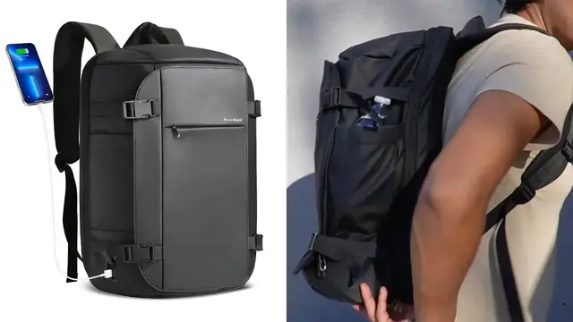 'Video thumbnail for Large Travel Waterproof Backpack Review'