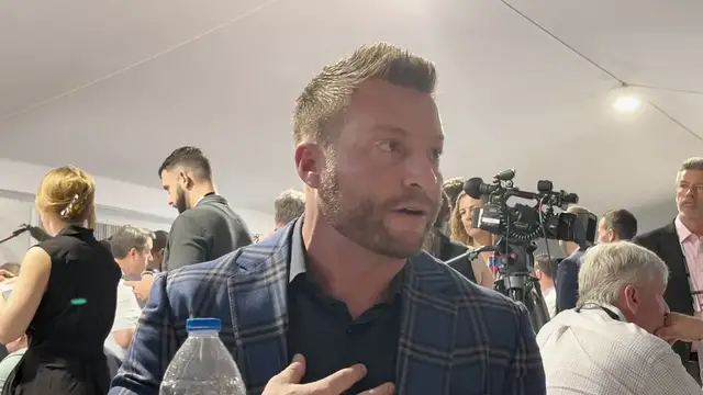 'Video thumbnail for WATCH: Sean McVay on Old Liam Coen Story'