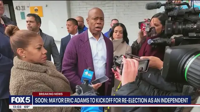 'Video thumbnail for From Democrat to Independent: Mayor Eric Adams' reelection takes a new direction'