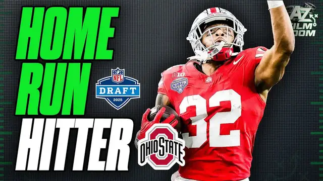 'Video thumbnail for a to z sports film room: treveyon henderson 2025 nfl draft scouting report: is he the next raheem mostert?'