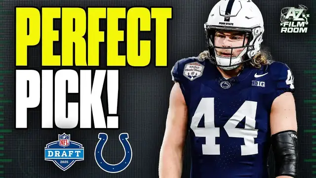 'Video thumbnail for a to z sports film room: tyler warren: pro bowl potential for colts offense?'