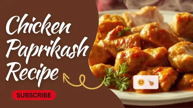 'Video thumbnail for Chicken Paprikash Recipe'
