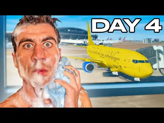 'Video thumbnail for I Lived 7 Days In The Airport For Free'