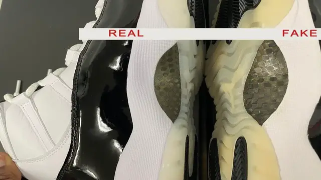 'Video thumbnail for Real Vs Fake Air Jordan 11 Gratitude DMP: Interesting Findings'