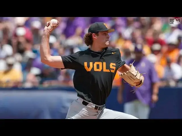'Video thumbnail for 2025 MLB Draft Preview: A.J. Russell, RHP, Tennessee'