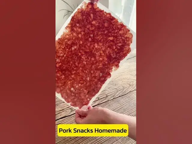 'Video thumbnail for Homemade Pork Snacks'