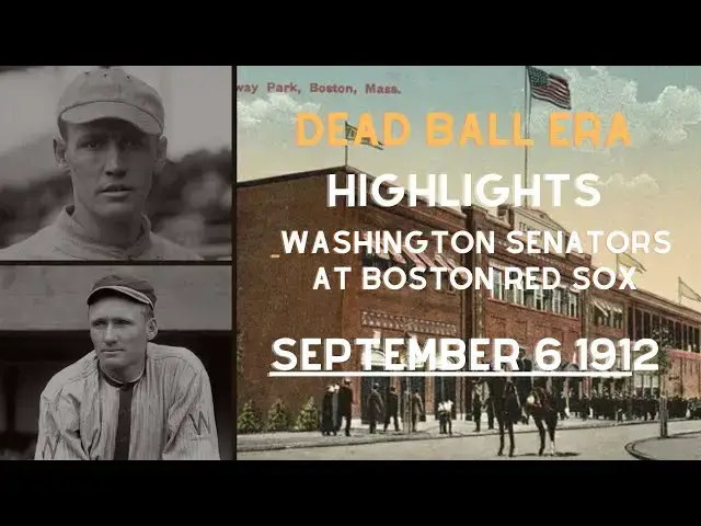 'Video thumbnail for Joe Wood tops Walter Johnson September 6, 1912'
