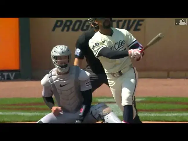 'Video thumbnail for Byron Buxton HAMMERS a Solo Home Run! | 3rd HR of 2025 | Minnesota Twins | 04/13/2025'