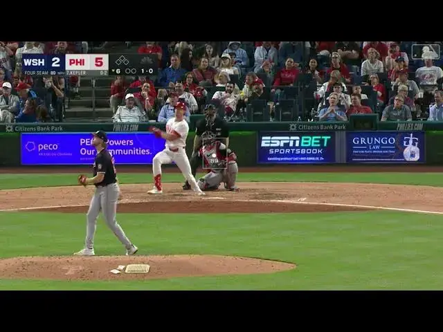 'Video thumbnail for Max Kepler SMACKS a Solo Home Run! | 3rd HR of 2025 | Philadelphia Phillies | 04/30/2025'