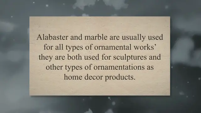 'Video thumbnail for How To Tell The Difference Between Alabaster And Marble?'