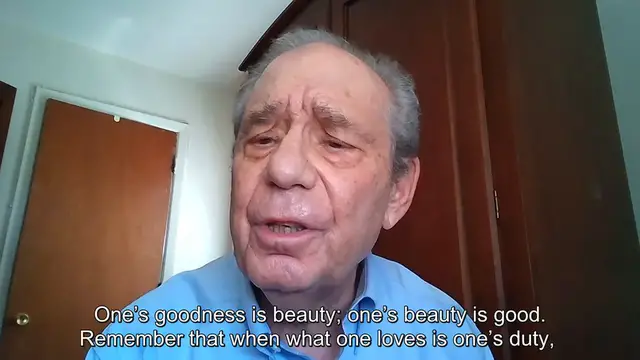 'Video thumbnail for For What Does One Live, But for Goodness and Beauty'