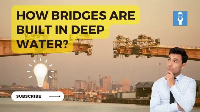 'Video thumbnail for How bridges are built Over Deep Water? - Suspension Bridges'
