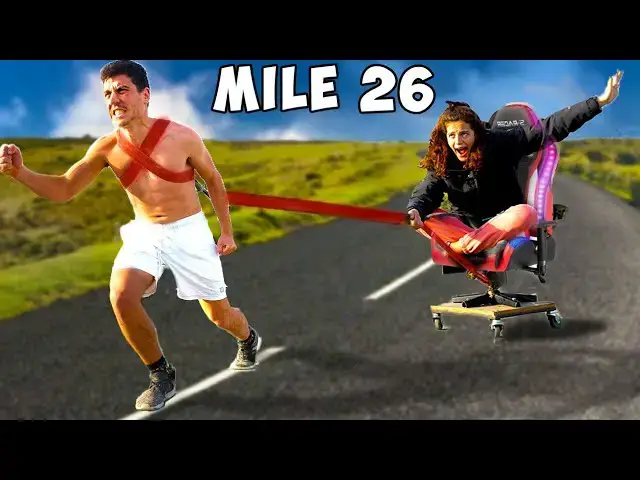 'Video thumbnail for I Ran A Marathon While Pulling My Girlfriend'
