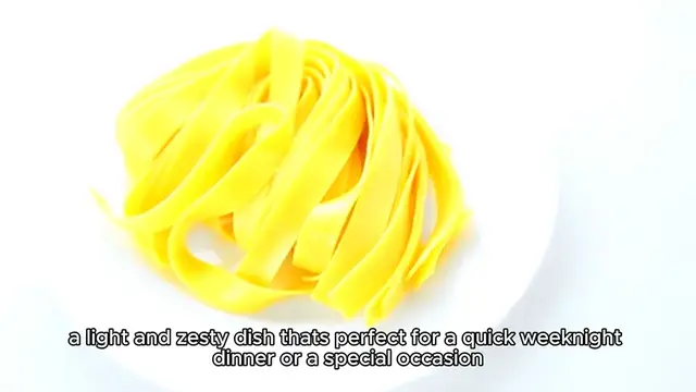 'Video thumbnail for lemon pasta recipe'