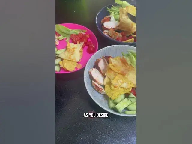 'Video thumbnail for Chicken Nacho Salad #recipe #salad'