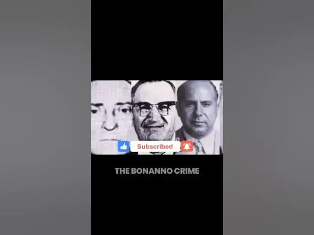'Video thumbnail for The Bonanno Family's Sicilian Roots  #history #crime #organizedcrime #mafia #crimeboss'