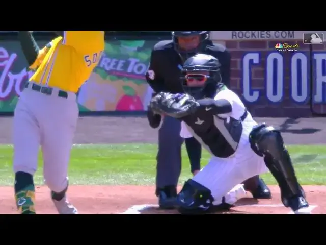 'Video thumbnail for Tyler Soderstrom CRUSHES a Two-Run Home Run! | 4th HR of 2025 | Athletics | 04/06/2025'
