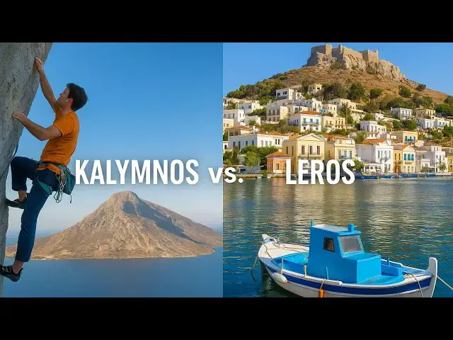 'Video thumbnail for Kalymnos vs  Leros: Climbing Destination vs  Tranquil Escape'