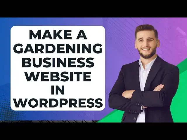'Video thumbnail for How to Make a One Page Gardening Business Website in WordPress Easy Guide'