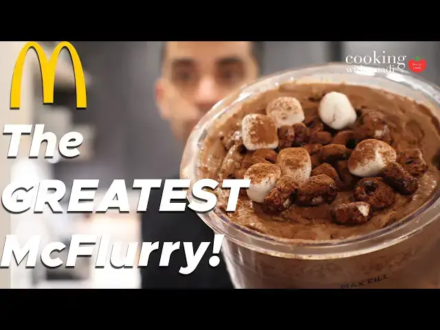 'Video thumbnail for McDonald’s Frozen Hot Chocolate McFlurry in the Ninja Creami'