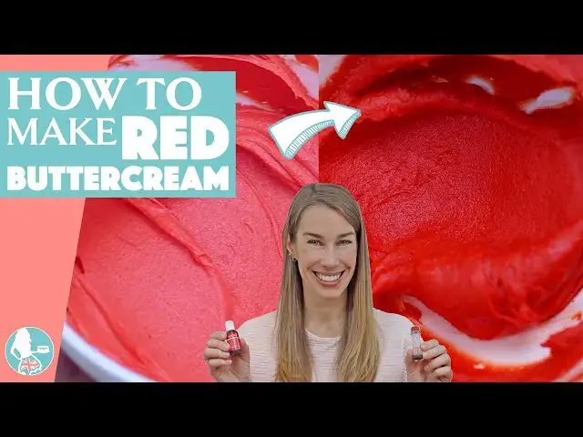 'Video thumbnail for How to Make Red Buttercream'