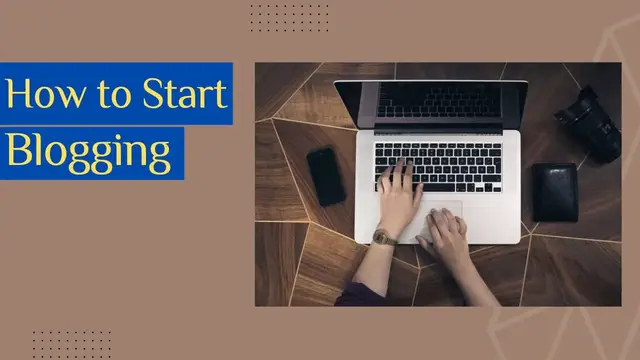 'Video thumbnail for How to start blogging'