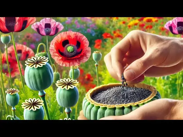 'Video thumbnail for How to Save Poppy Seeds | Easy Garden Seed Saving Guide'