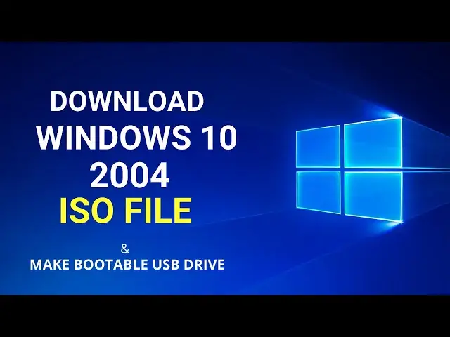 'Video thumbnail for How To Download Windows 10  Update 2004 ISO Officially | & Make Bootable Flash Drive'