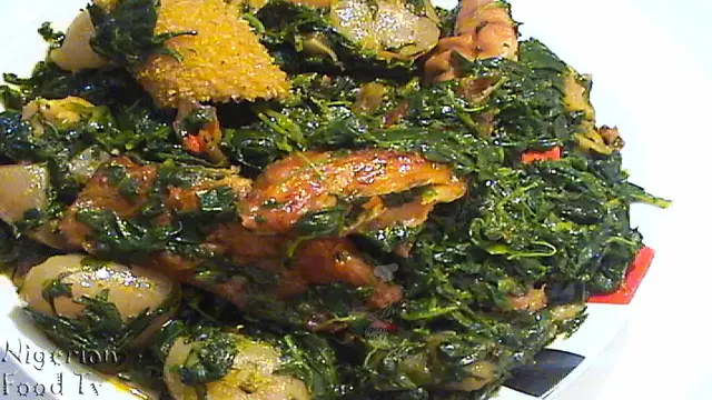 'Video thumbnail for Edikang Ikong Soup (edikaikong) | Vegetable Soup | Nigerian Food TV'