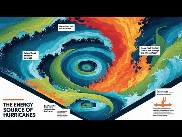 'Video thumbnail for Energy Source of Hurricanes: Latent Heat Release and Ocean Heat Content'