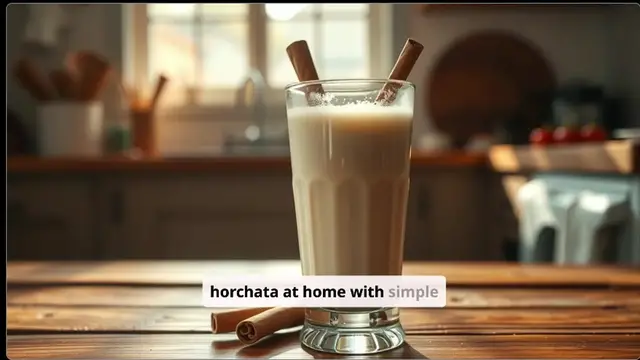 'Video thumbnail for Horchata Recipe'