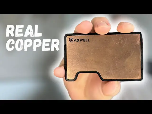 'Video thumbnail for Ridge Competitor! The Axwell Stonewashed Copper Wallet Review!'