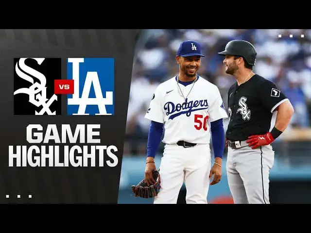 'Video thumbnail for Chicago White Sox at Los Angeles Dodgers Full-Game Highlights! | 07/02/2025'