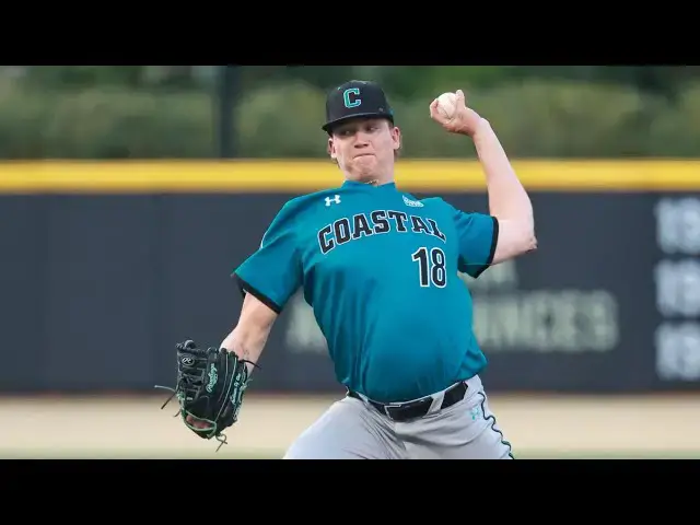 'Video thumbnail for Hayden Johnson 2025 College Baseball Highlights! | Coastal Carolina Chanticleers'