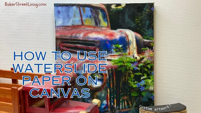 'Video thumbnail for How to Use waterslide Paper on Canvas   SD 480p'