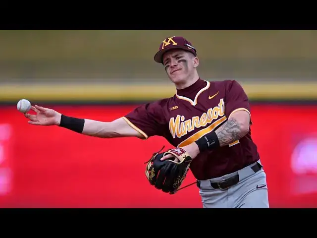 'Video thumbnail for Easton Richter 2025 College Baseball Highlights! | Minnesota Golden Gophers'