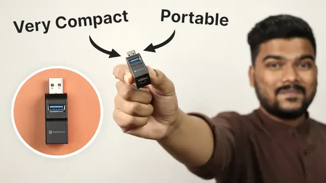 'Video thumbnail for Very Compact & Portable USB Hub | Portronics Mport 3A Review'