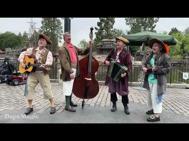 'Video thumbnail for A Pirate's Life For Me | Bootstrappers | Disneyland Resort 2025 4K'