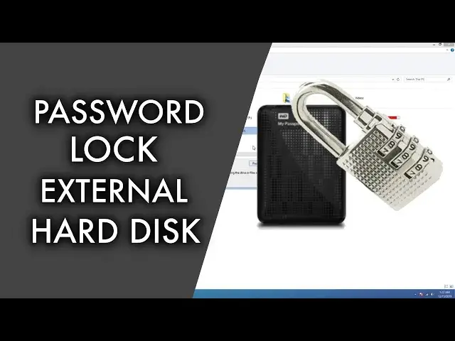 'Video thumbnail for How To Password Protect External Hard Disk / Flash Drive'