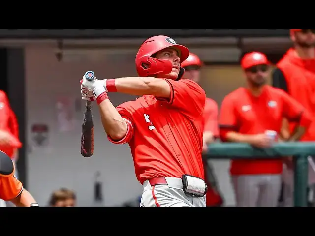 'Video thumbnail for Christian Adams 2025 College Baseball Highlights! | Georgia Bulldogs'