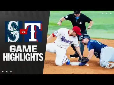 'Video thumbnail for Seattle Mariners at Texas Rangers Full-Game Highlights! | 06/28/2025'