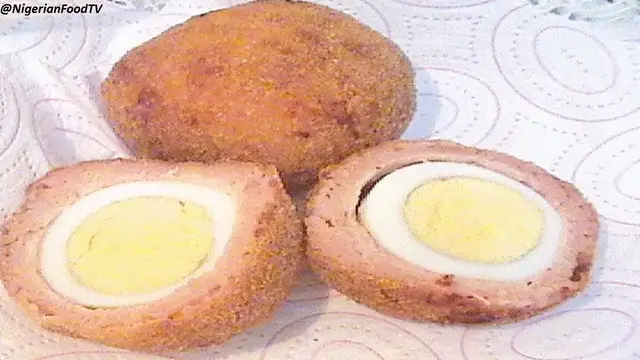 'Video thumbnail for How To Make Nigerian Scotch Eggs | Nigerian Snacks recipes'