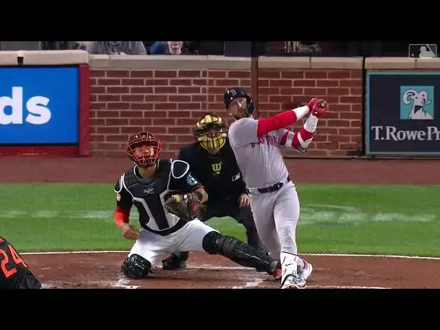 'Video thumbnail for Trevor Story SMOKES a Solo Home Run! | 1st HR of 2025 | Boston Red Sox | 04/02/2025'